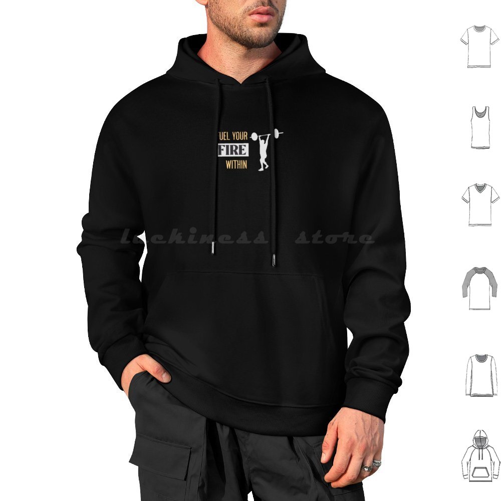 Fuel Fitness & Nutrition Oakbank - Fuel Your Fire Within Hoodie Baumwolle