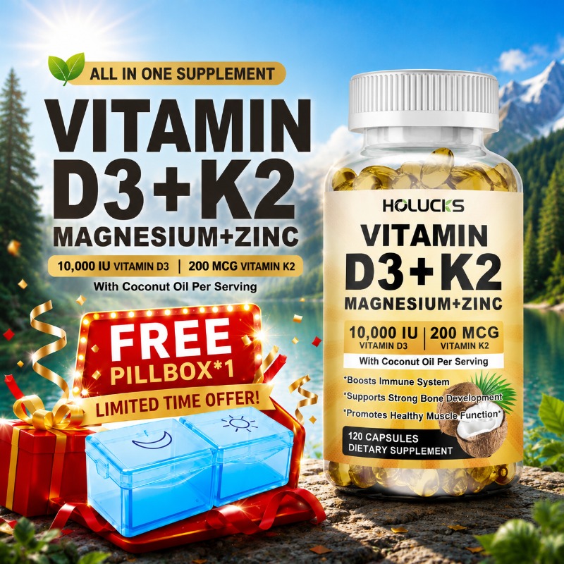 Vitamin D3 K2 Drop - 4-in-1-Vitaminpräparat mit D3 K2 MK7 und