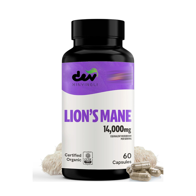 Lion Mane Mushroom - Löwenmähnen-Nahrungsergänzungskapseln 14000 mg - Löwenmähne, Hochwirksamer