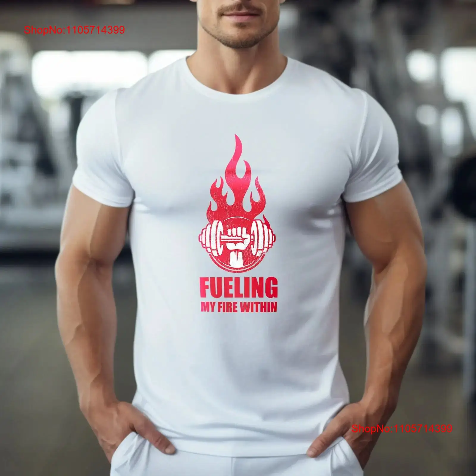 Fuel Fitness & Nutrition Oakbank - Fitness-Motivations-T-Shirt „Fueling My Fire Within“ –