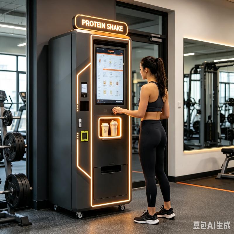 Nutrition For Fitness And Sports - Automatischer Protein-Shake-Verkaufsautomat Maßgeschneiderte Intelligente Getränkelösung Fitnesscenter