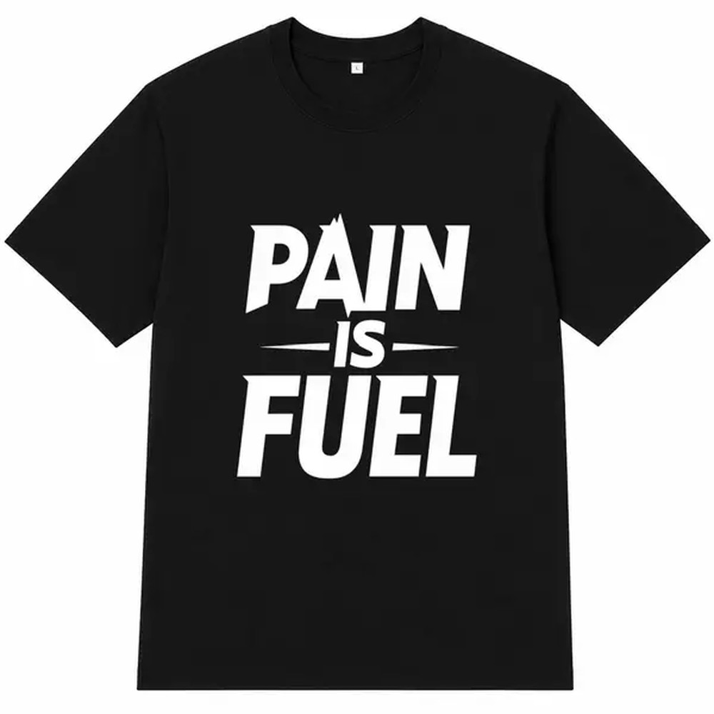 Pain Is Fuel T-Shirt mit Buchs – Fuel Fitness & Nutrition Oakbank Bewertung und Preis