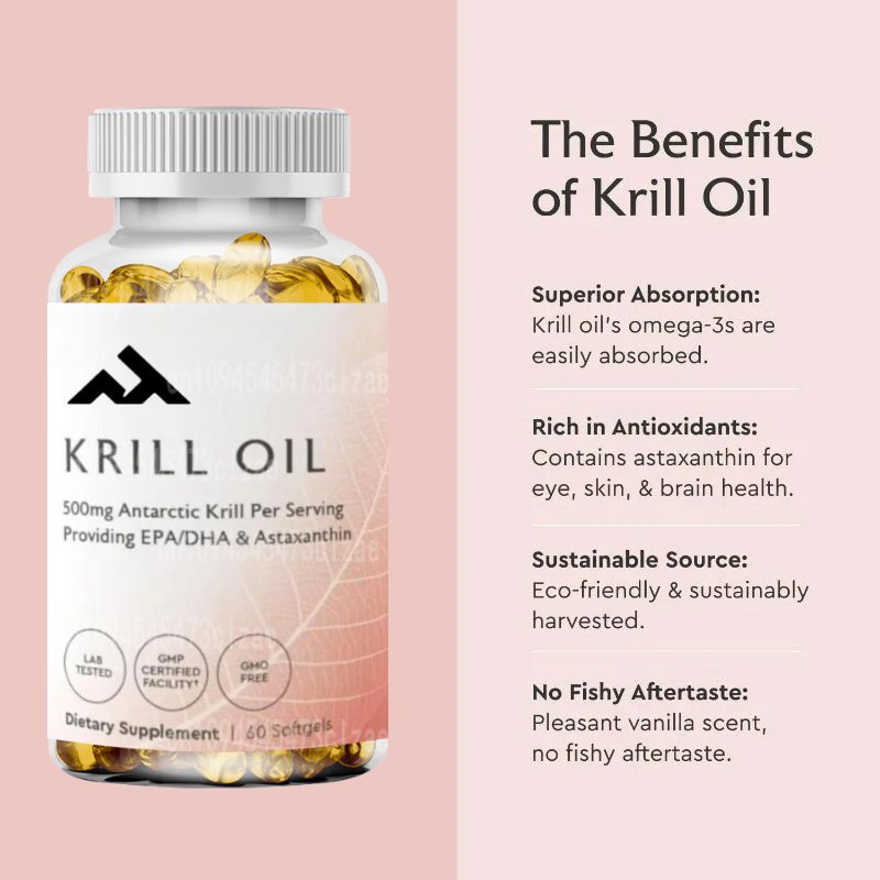 Antarktisches Krillöl, 500 mg  – Krill Oil Supplement Bewertung und Preis
