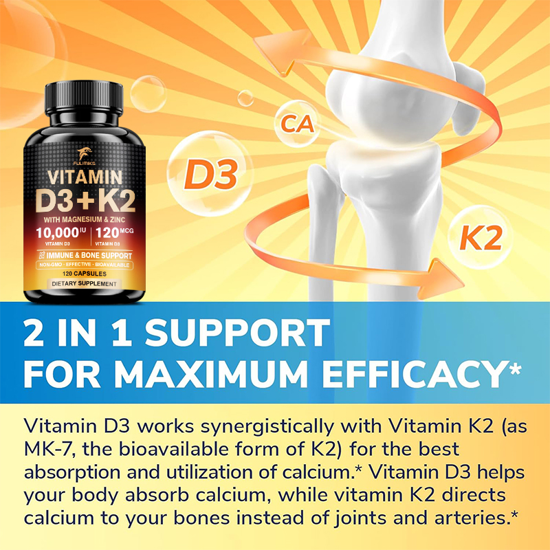 10000 IE Vitamin D3 K2 Nahrung – Vitamin D3 K2 Drop Bewertung und Preis