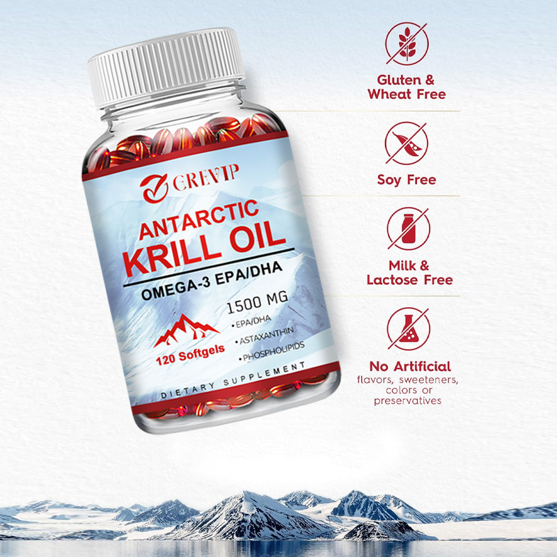 Antarktisches Krillöl-Nahrungs – Krill Oil Supplement Bewertung und Preis