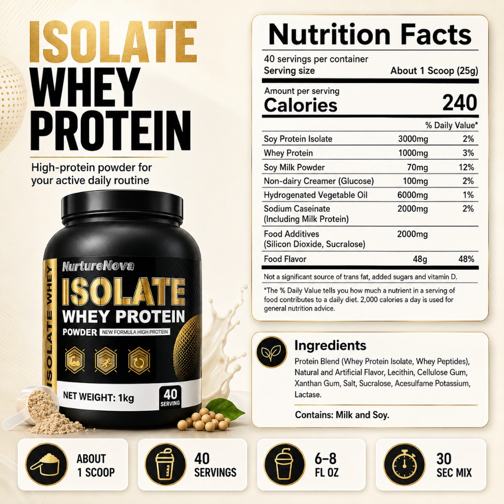 NurtureNova Isolat Whey Protei – Fitness Nutrition Whey Bewertung und Preis