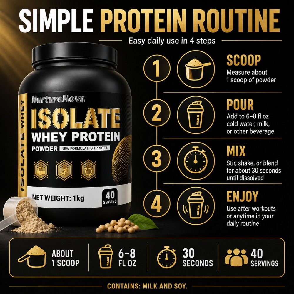 NurtureNova Isolat Whey Protei – Fitness Nutrition Whey Bewertung und Preis