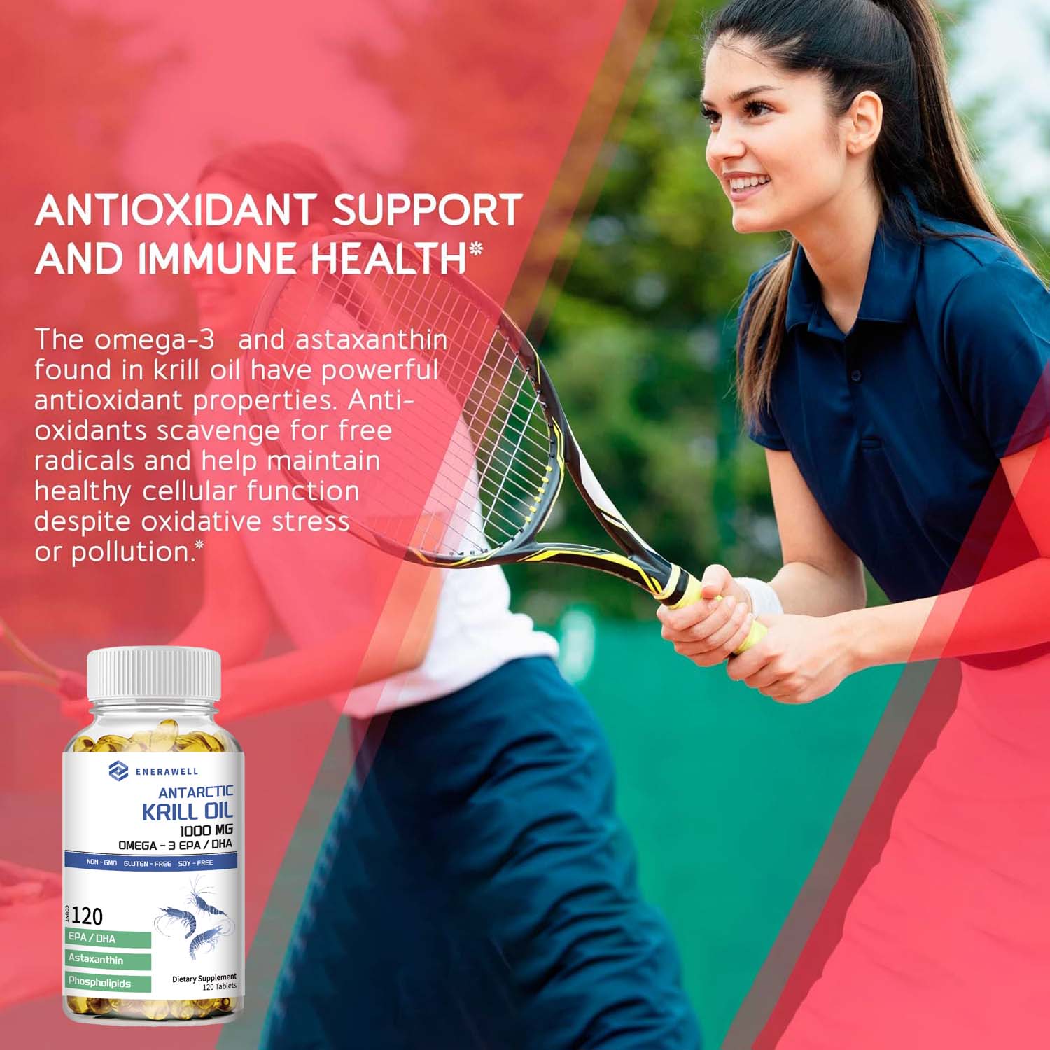 Antarktisches Krillöl 1000 mg  – Krill Oil Supplement Bewertung und Preis