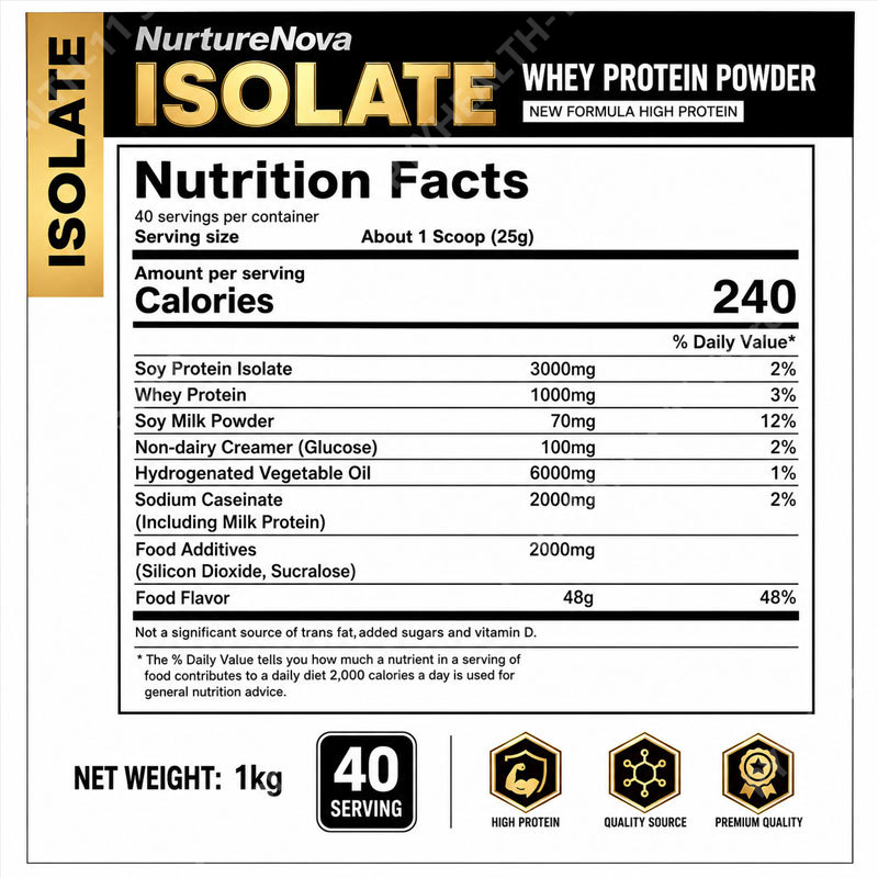 Whey Protein Isolat Pulver Fet – Nutrition For Fitness And Sports Bewertung und Preis