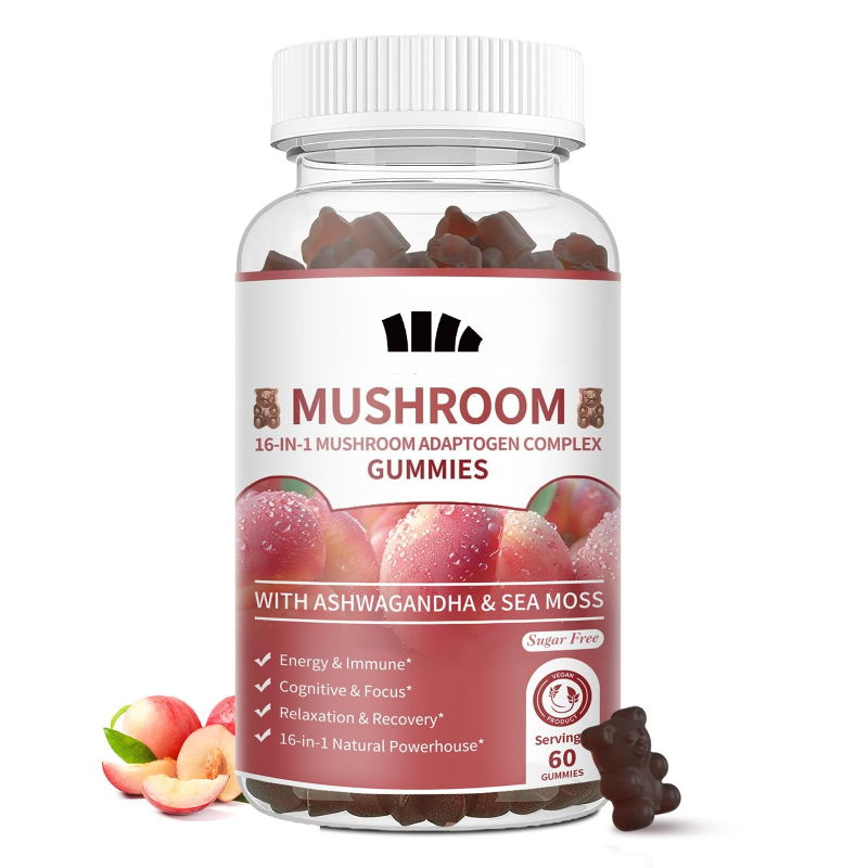Pilzgummis 2500 mg mit Löwenmä – Lion Mane Mushroom Bewertung und Preis