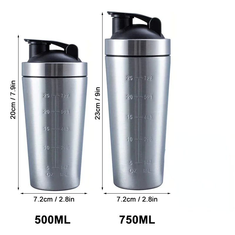 Edelstahl Protein Shaker Tasse – Nutrition For Fitness And Sports Bewertung und Preis