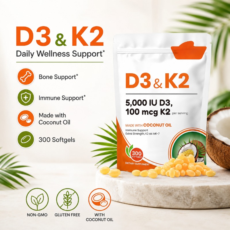 Vitamin D3 K2 Softgels mit Kok – Vitamin D3 K2 Drop Bewertung und Preis