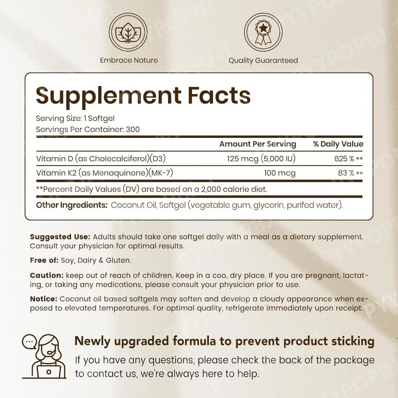 Vitamin D3 K2 Softgels mit Kok – Vitamin D3 K2 Drop Bewertung und Preis