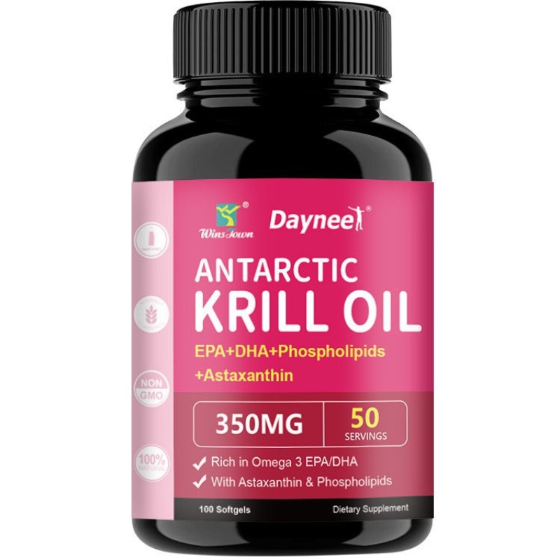 Krillöl-Weichkapseln ergänzen  – Krill Oil Supplement Bewertung und Preis